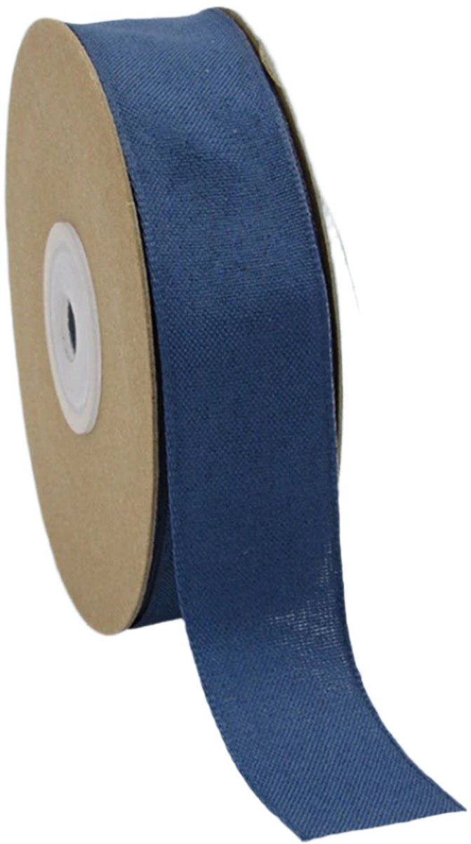 Wired Naturel Katoenlint Blauw > 25mm x 20m